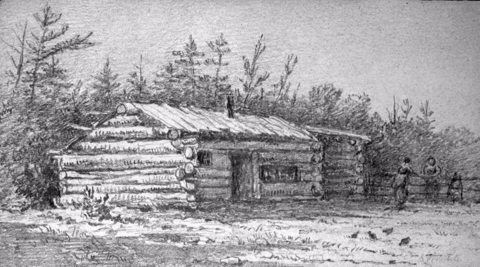 Log Shanty near Gravenhurst, Muskoka 