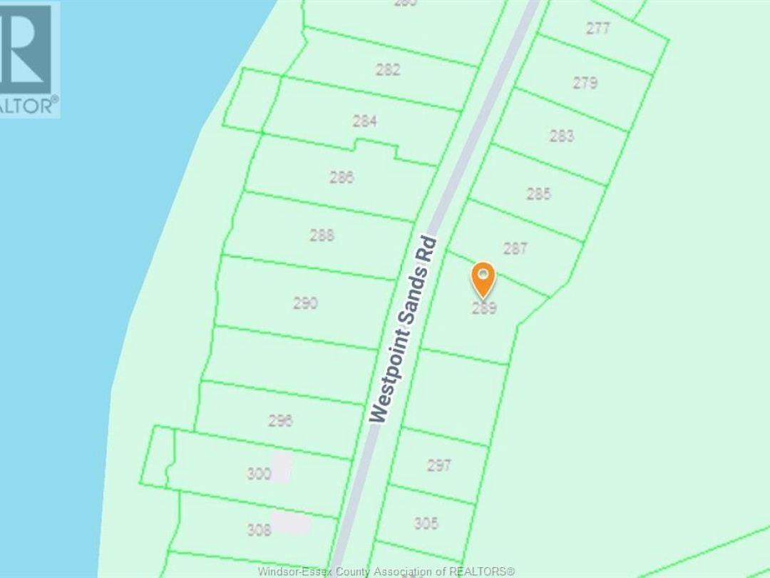289 WEST POINT SANDS ROAD, 